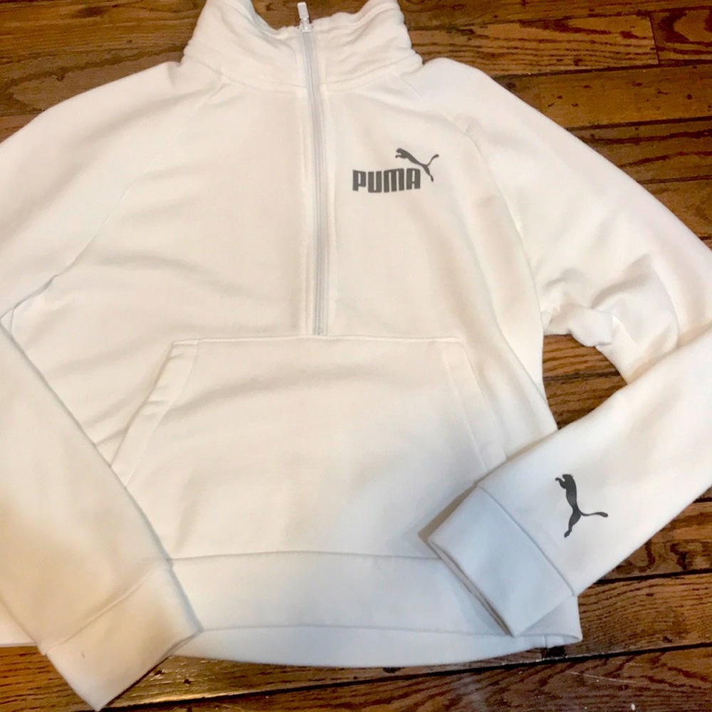 Puma Woman's half-zip fleece crew.